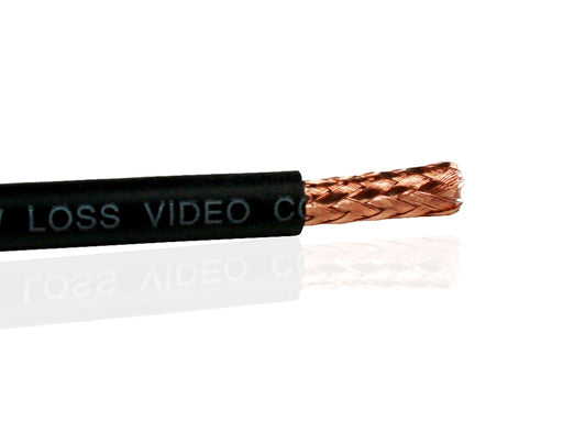 Van Damme Plasma Grade 75 Ohm Standard Video Coaxial Cable, Black 268-306-000 11 Metre / 11M - hdmicouk