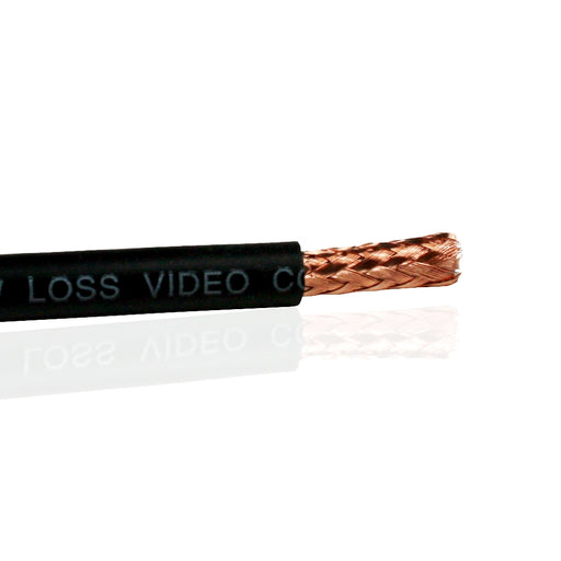 Van Damme Plasma Grade 75 Ohm Standard Video Coaxial Cable, Black 268-306-000 11 Metre / 11M - hdmicouk