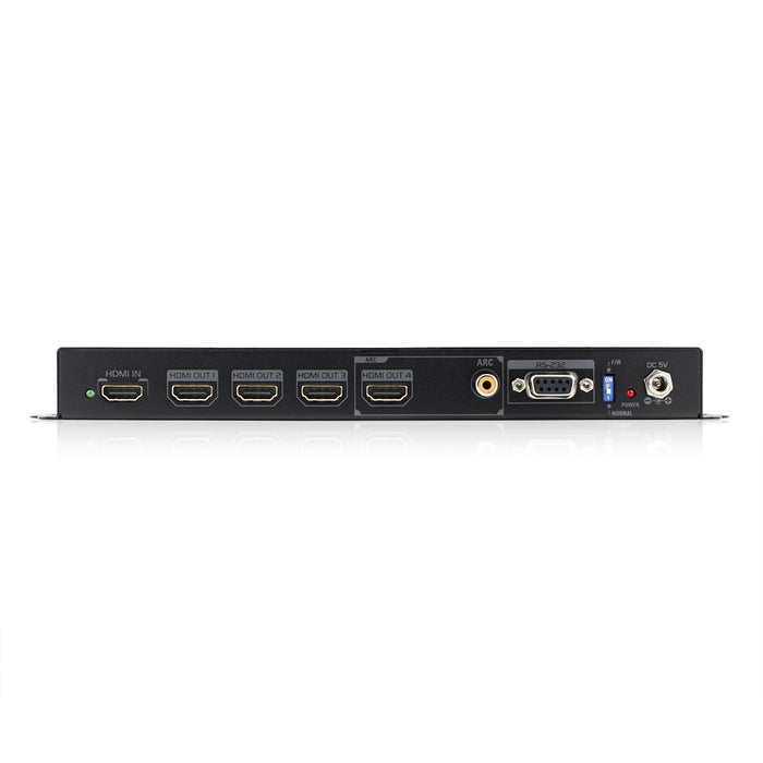 HDMI Splitter 1 in 4 out Full Ultra HD 1080P 4K/2K 1X4 Port Box Hub US  Adapater
